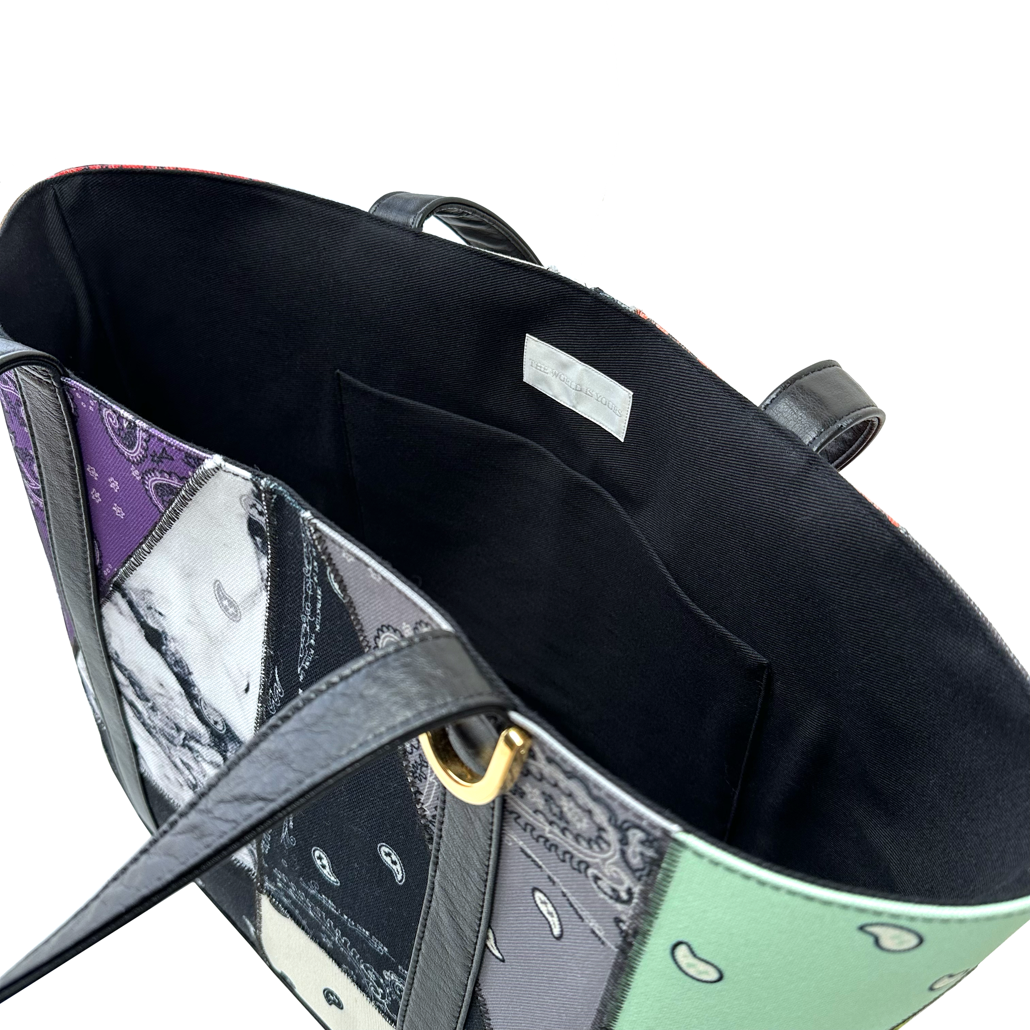 Geometric Paisley Tote Bag – THE WORLD IS YOURS