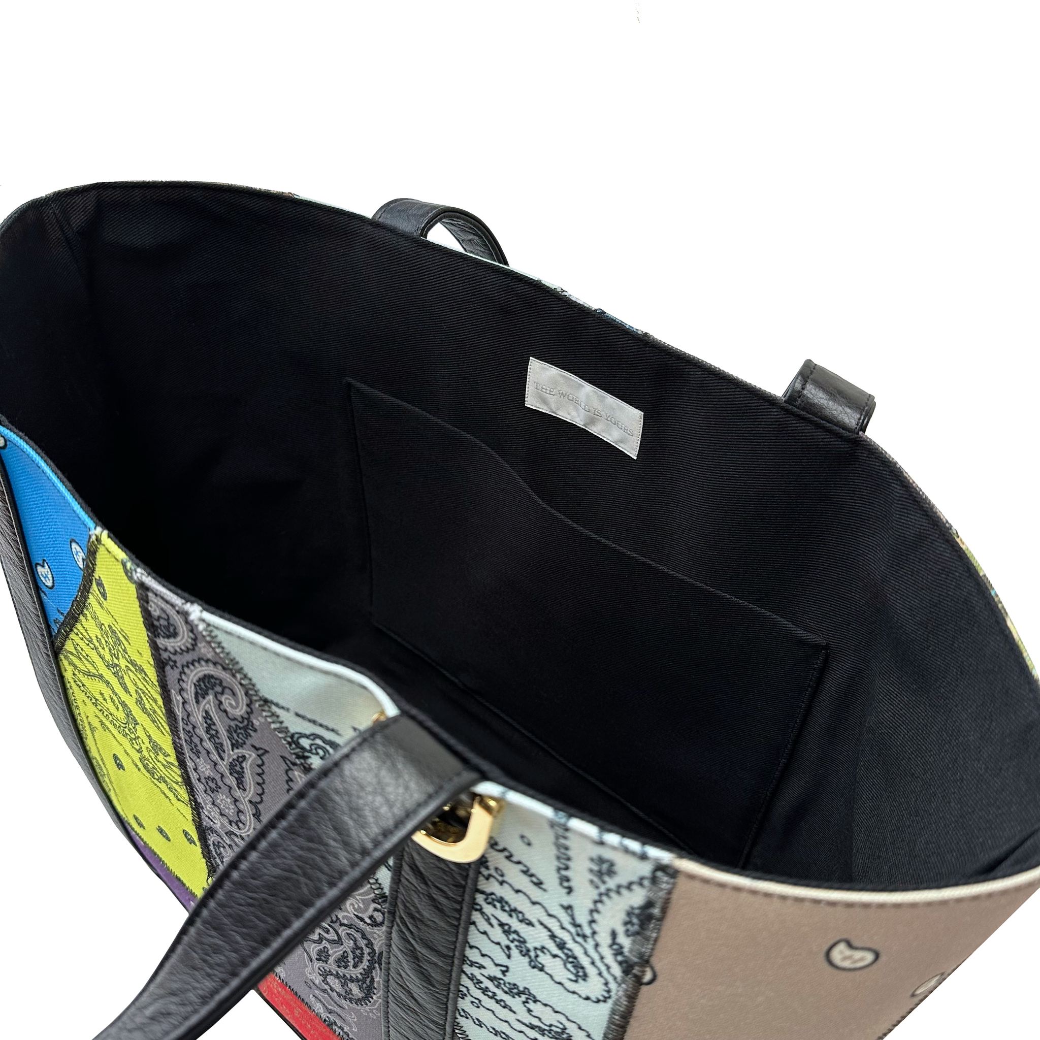 Geometric Paisley Tote Bag – THE WORLD IS YOURS