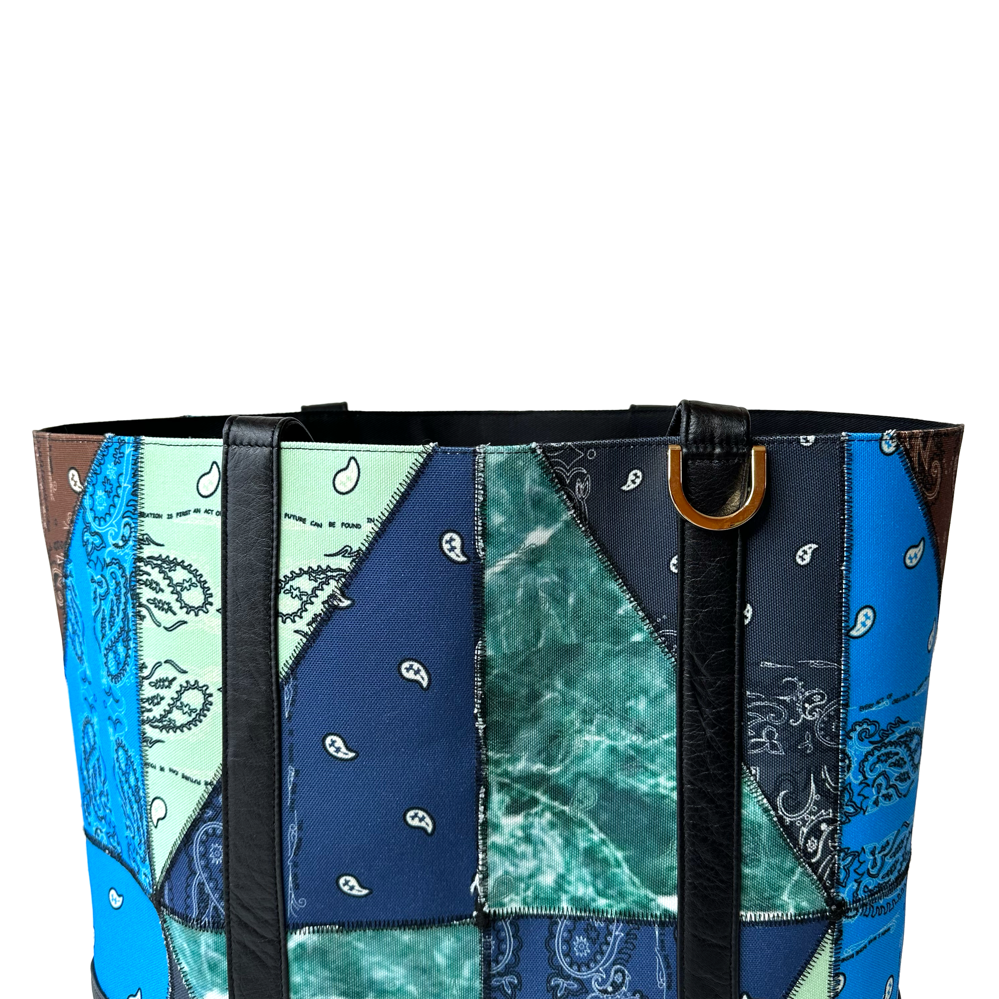 Geometric Paisley Tote Bag – THE WORLD IS YOURS
